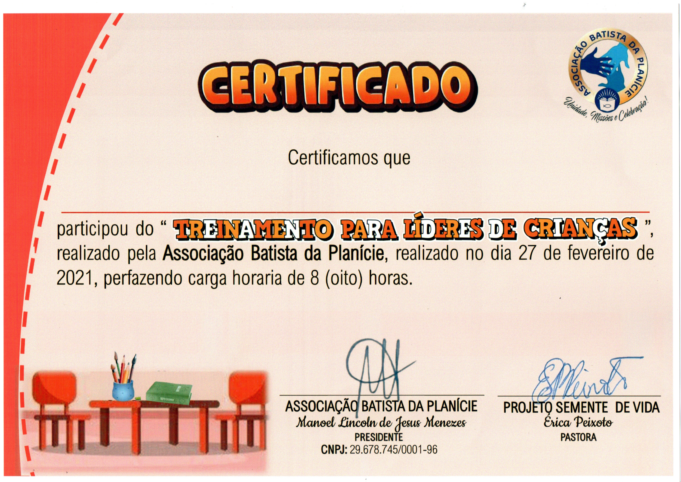 Treinamento para Líderes de Crianças