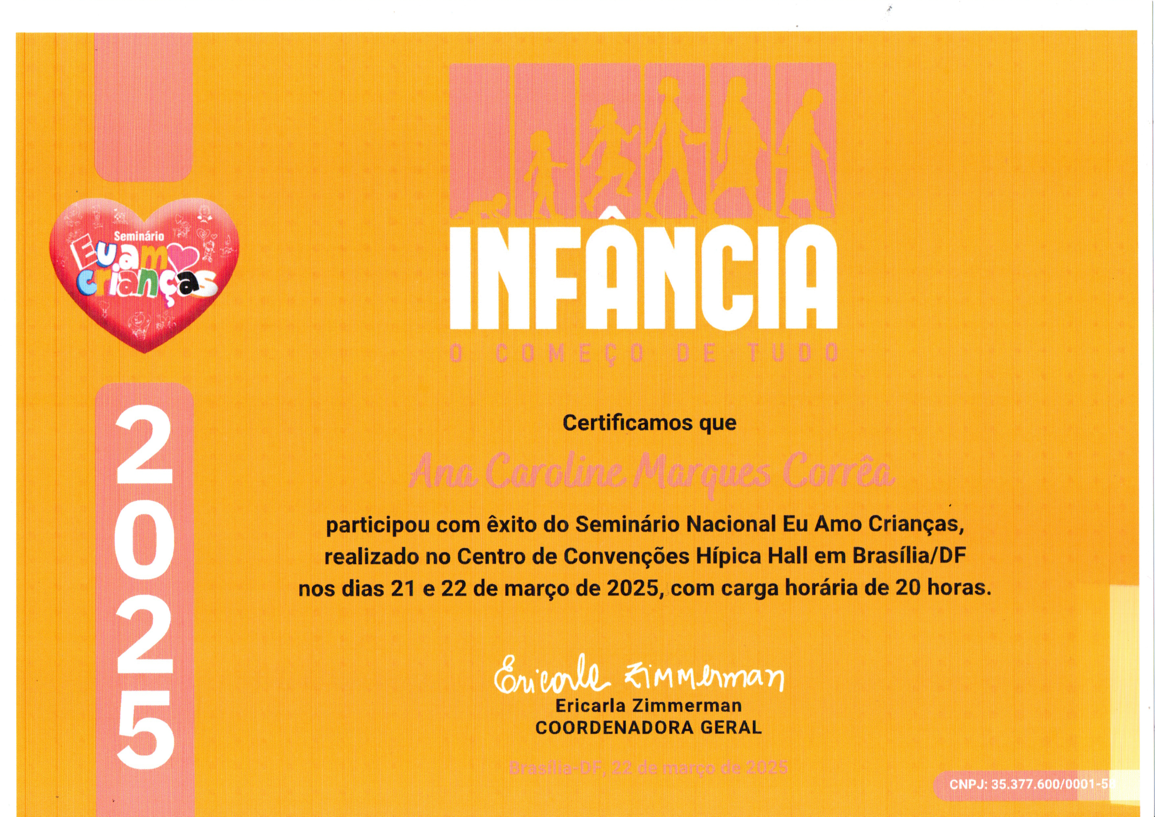 Seminário Eu Amo Crianças 2025
