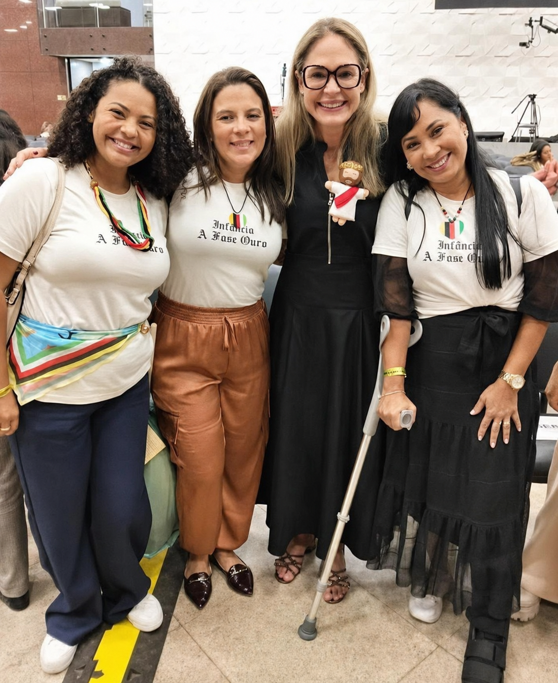 Ana Caroline com Delegada Sheila