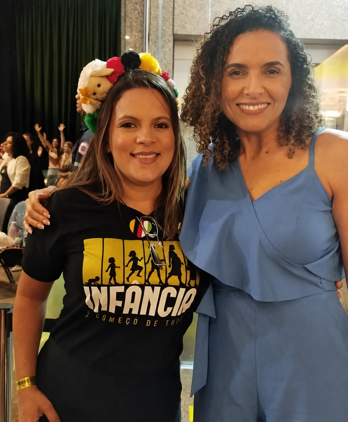 Ana Caroline com Leiliane Rocha