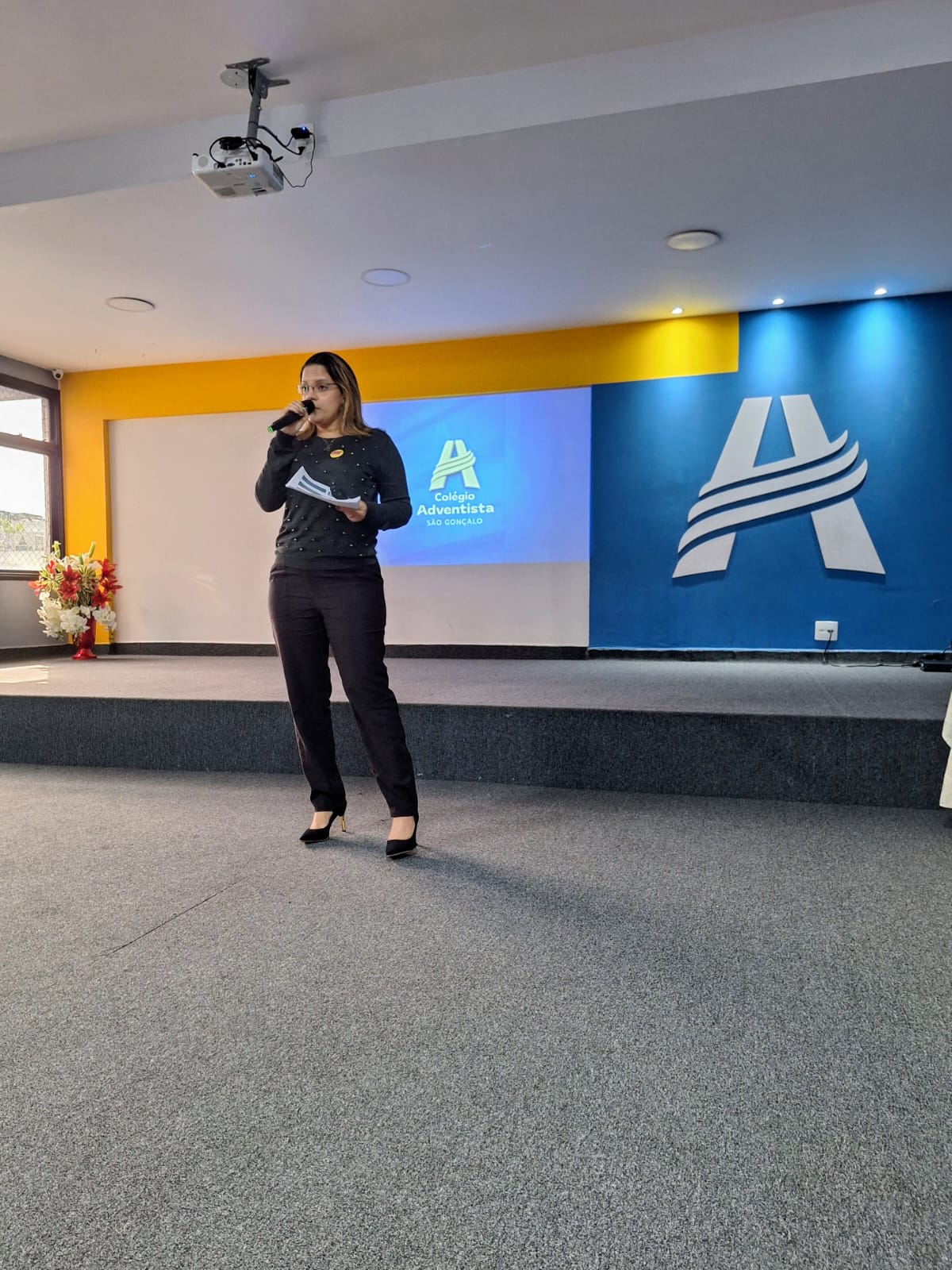 Palestra no Colégio Adventista São Gonçalo para Funcionários