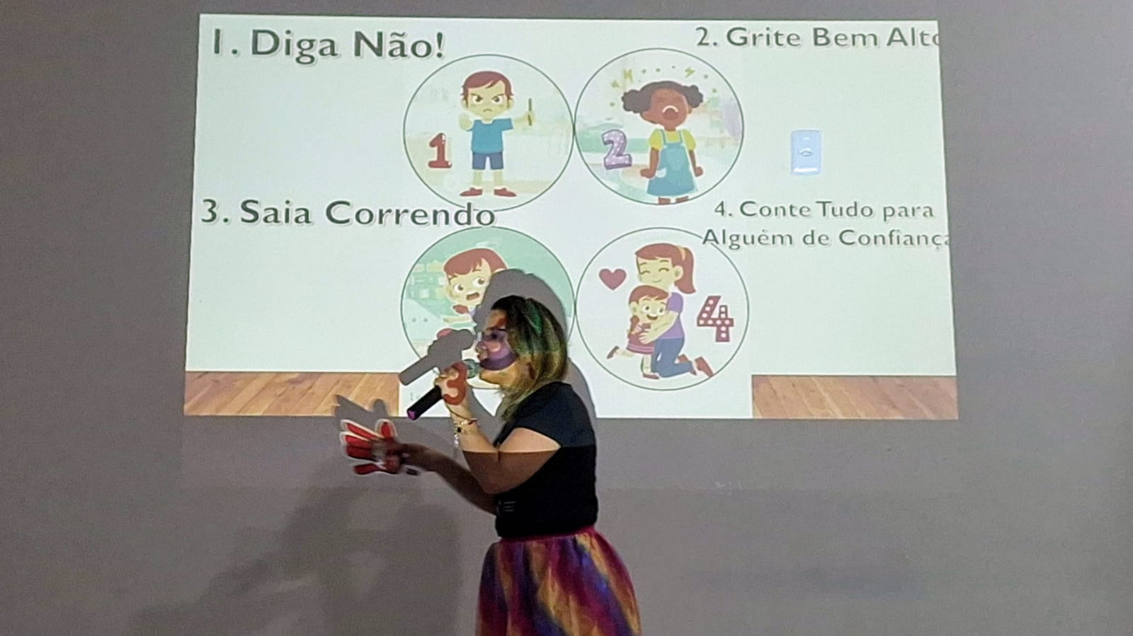 Palestra – Diga Não! Grite Bem Alto! Saia Correndo!